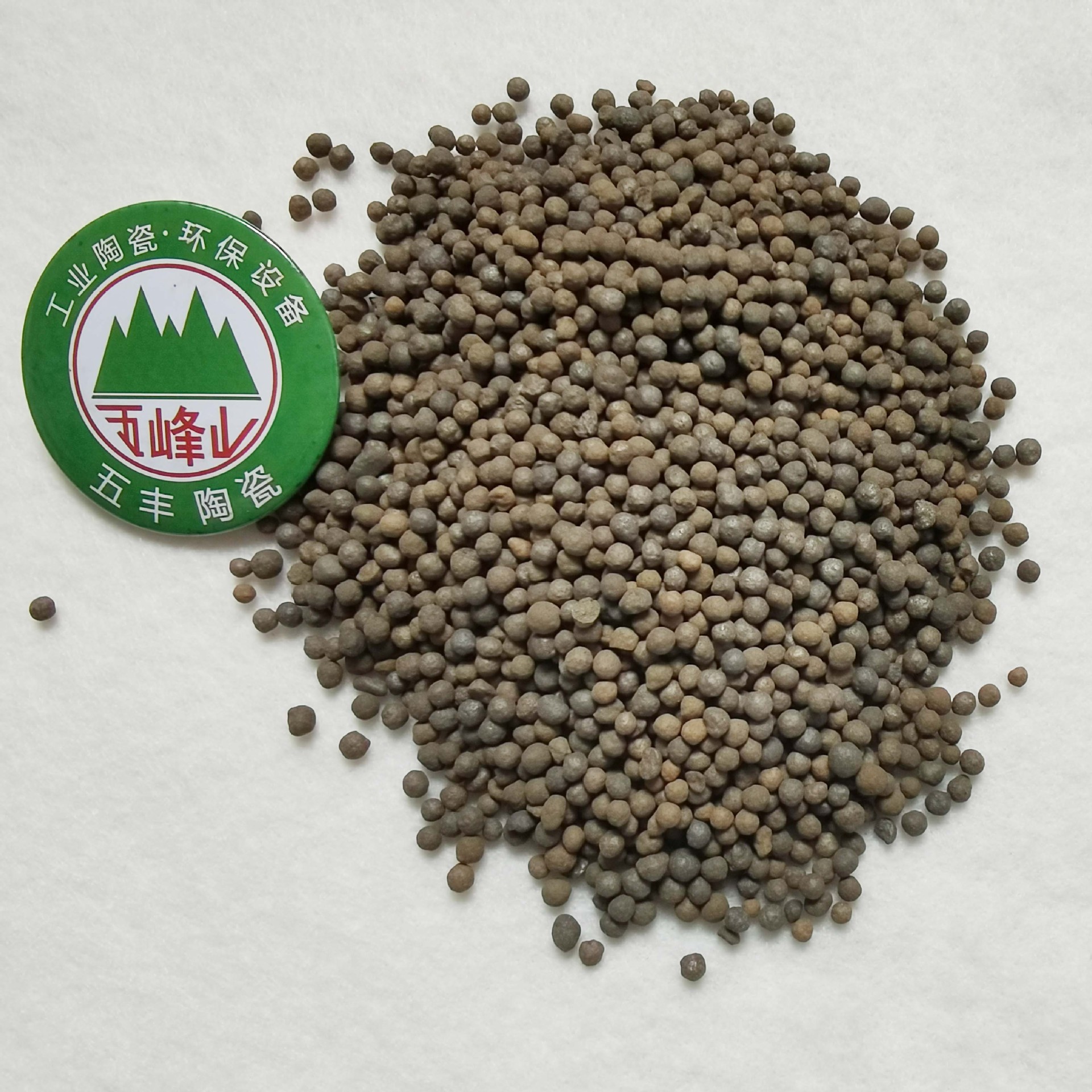 【五丰陶瓷】水处理用陶粒滤料 曝气池挂膜污水处理生物陶粒
