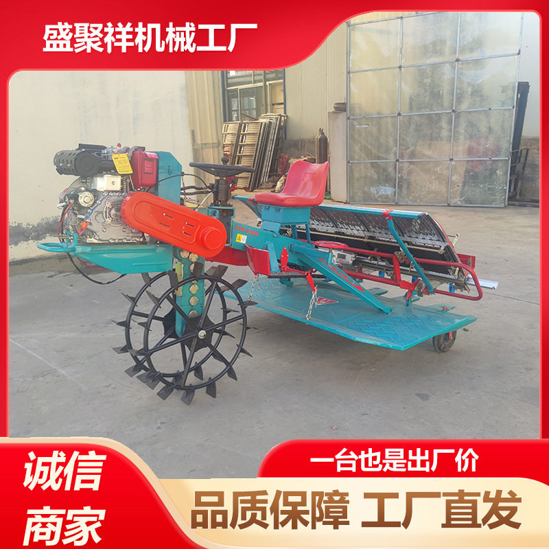 盛聚祥外贸款水稻小型四行秧盘插秧机 秧苗手动育苗育秧插禾机