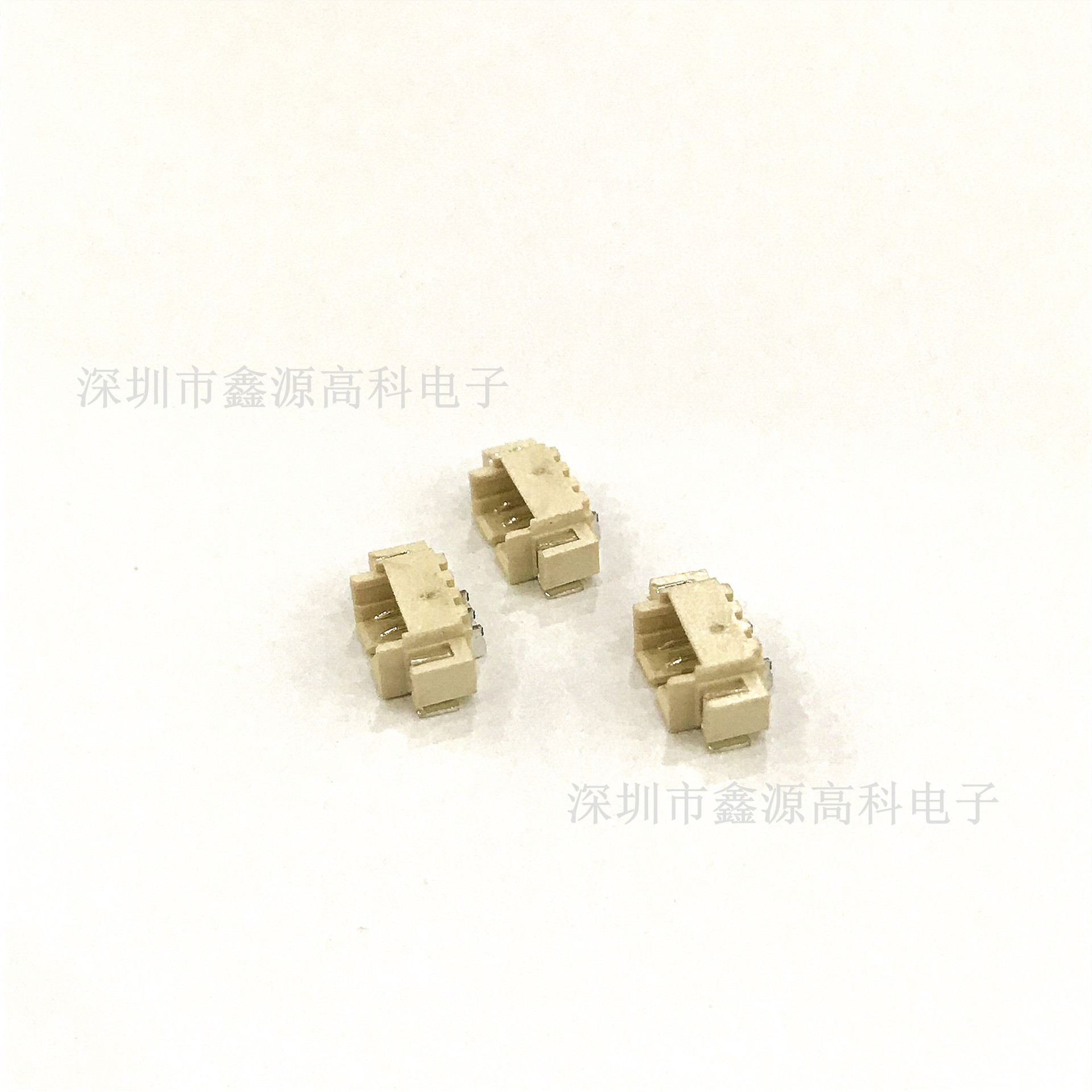 卧式贴片针座GH1.25-3P连接器接线端子1.25mm间距3Pin卧贴编带装