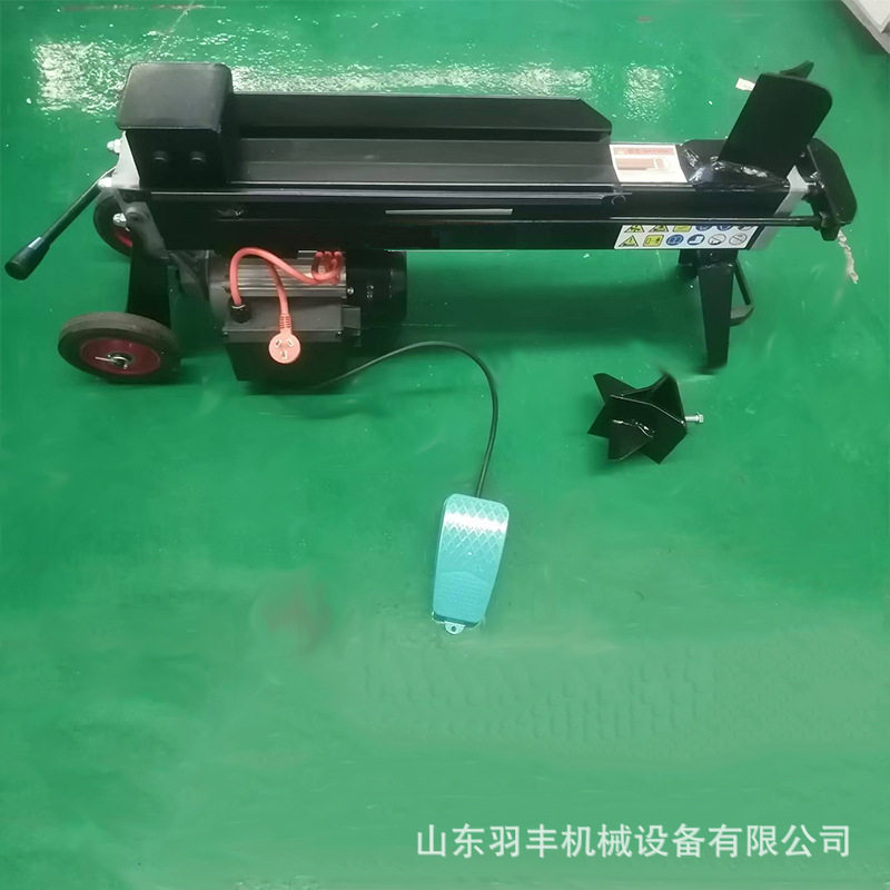 110v电动破柴机 液压劈木机 脚踩劈柴神器家用农村砍柴