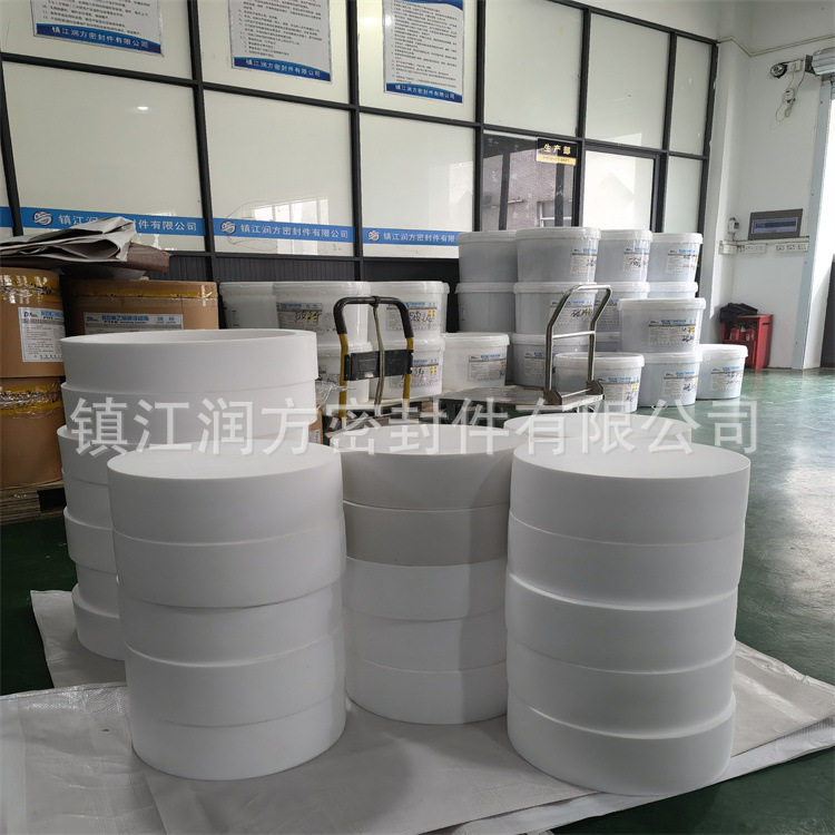 模具模压 四氟F4大尺寸模压圆饼 四氟圆饼 PTFE实心加高加厚件