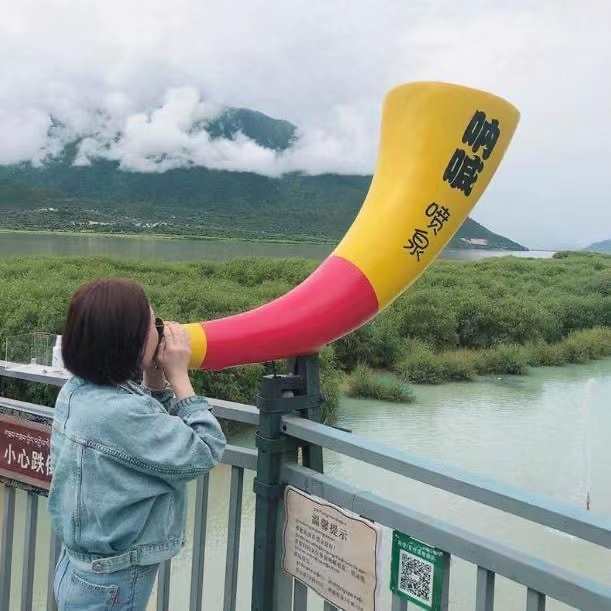 景区网红声控互动打卡喊泉设备