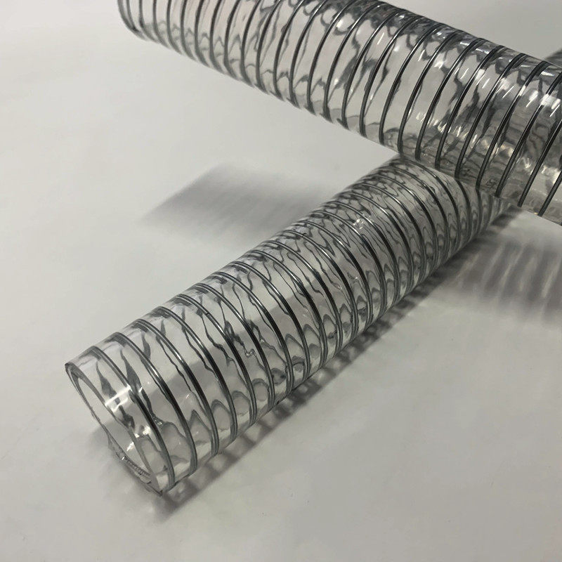 厂家PVC耐高温透明钢丝管加厚大口径灌溉软管耐温耐油防冻软管