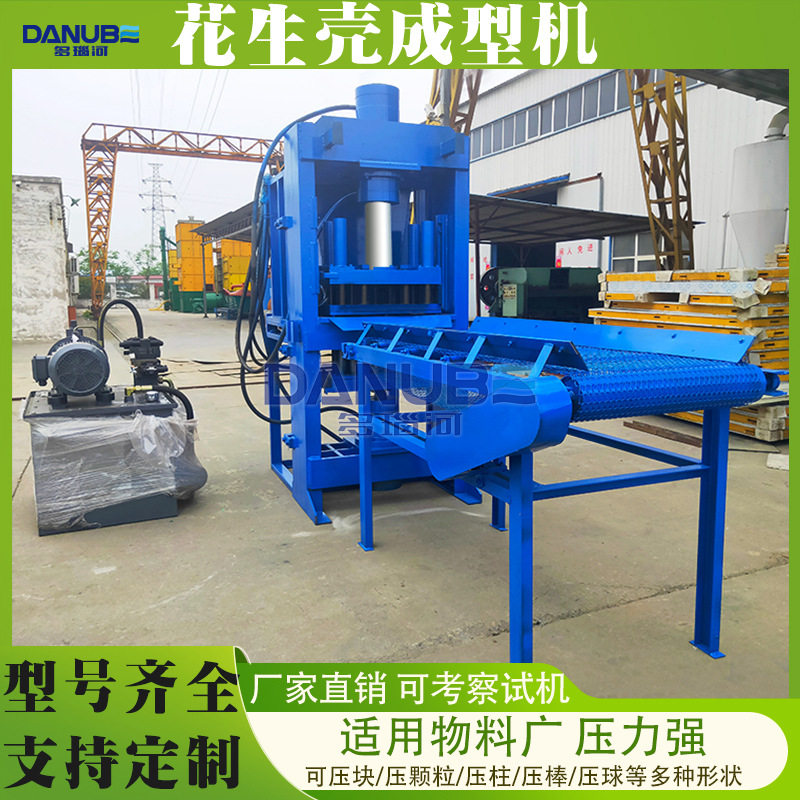 花生壳碳化成型机全自动椰壳活性炭木炭压块机花生壳炭成型设备