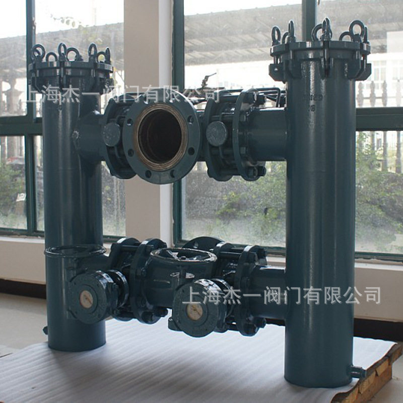 双联过滤器SLST-16CWCB铸钢1.6Mpa双桶一次性切换
