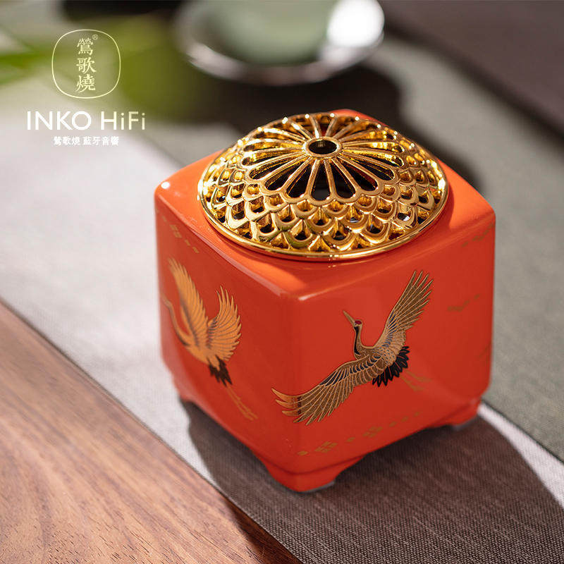 莺歌烧HIFI无线蓝牙音箱家用茶台高档茶道摆件无线音箱迷你音箱