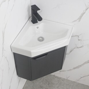 太空铝三角浴室柜转角洗手盆直角洗脸盆小户型迷你洗漱台盆柜组合