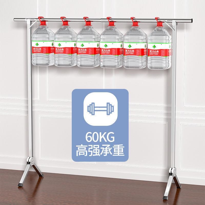 晾衣架落地折叠室内家用阳台室外不锈钢卧室凉伸缩式杆晒被子神器