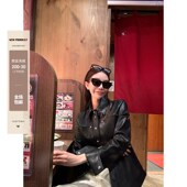 大瓶定制 外套 复古黑色皮衣女春秋正肩收腰短款 不一样 嗲精feu