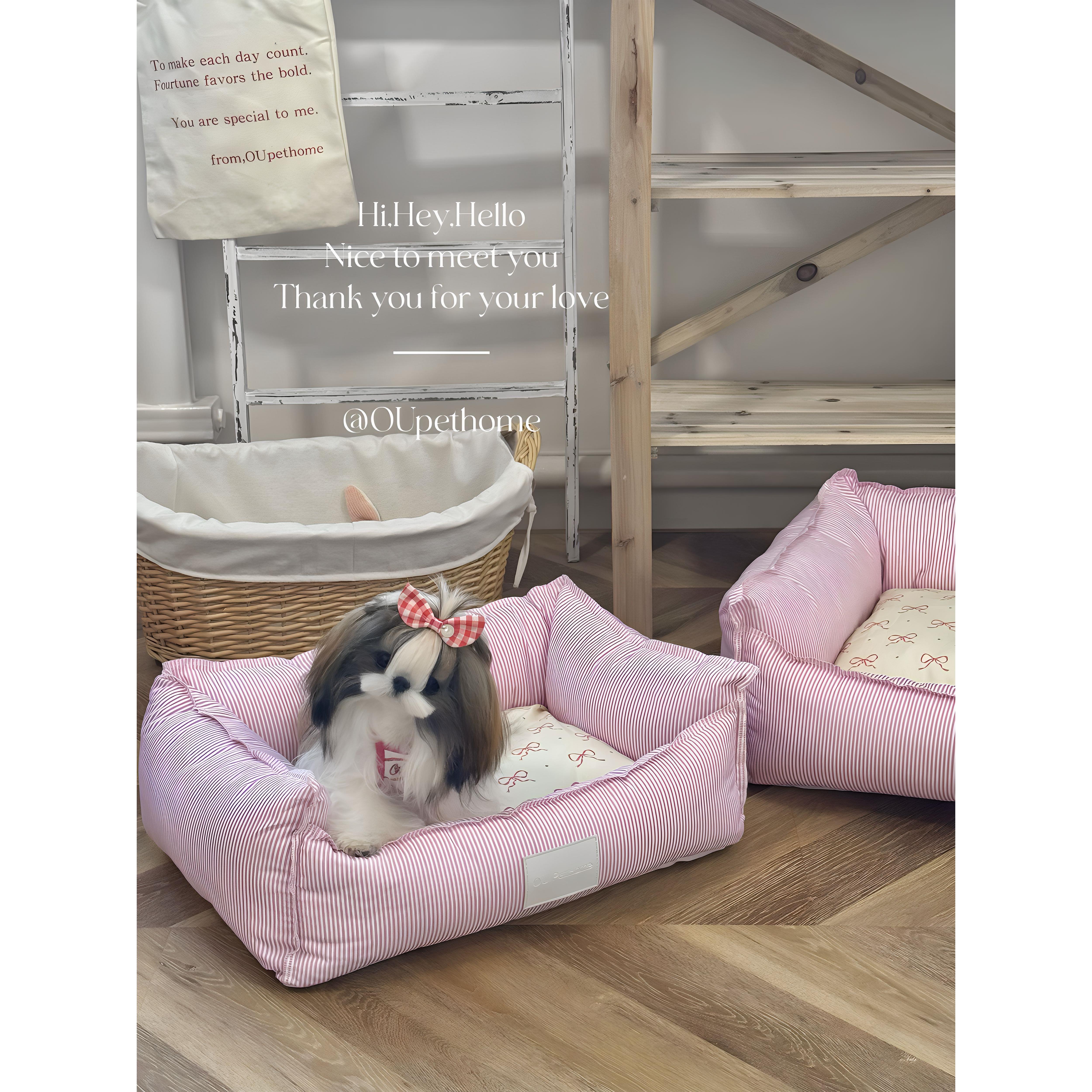 【OU】宠物窝猫狗「赫拉花园」围栏窝可拆洗送抱枕非偏包顺丰