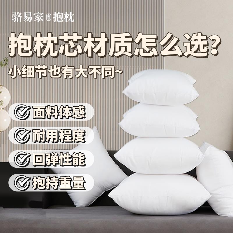骆易家客厅沙发抱枕芯内胆45 50靠垫靠枕办公腰枕床上飘窗大靠背