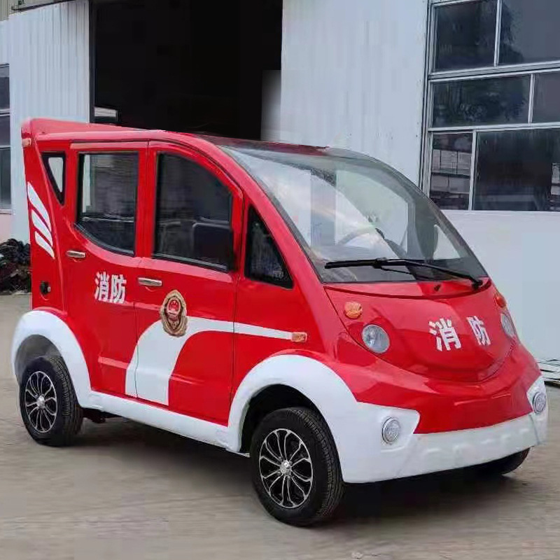 源头厂家商用代步四轮车景区厂房5座电动巡逻车双排全封闭巡逻车