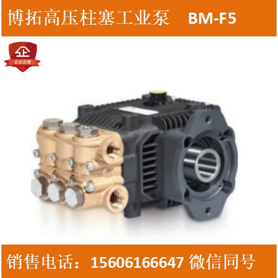 BOTUO博拓液压马达高压柱塞泵BM-F5系列清洗泵10MP清洗机增压泵头