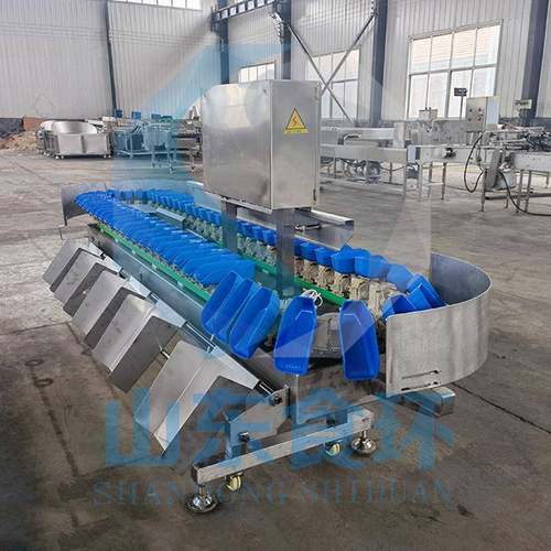 鲍鱼海鲜重量分选机鸡翅鸡腿重量分选机设备重量分拣机厂家供应