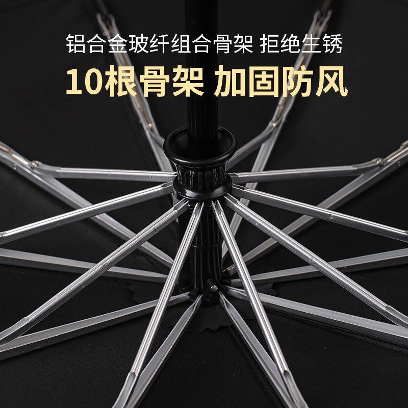 复古10骨双层加大雨伞男士抗风暴雨摺叠伞商务女防风加固全自动伞,居家日用,伞,淘宝优惠券,粉丝福利购,淘宝优惠卷