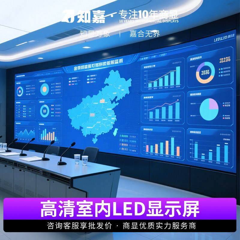 高清室内全彩led显示屏会议室p1.53p2p2.5电子广告电子大屏幕定制,五金/工具,LED显示屏,淘宝优惠券,粉丝福利购,淘宝优惠卷