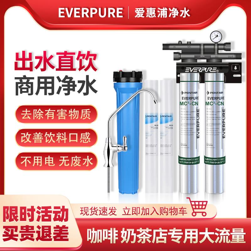 爱惠浦MC2双联净水器商用大流量直饮水咖啡机奶茶店过滤除垢超滤