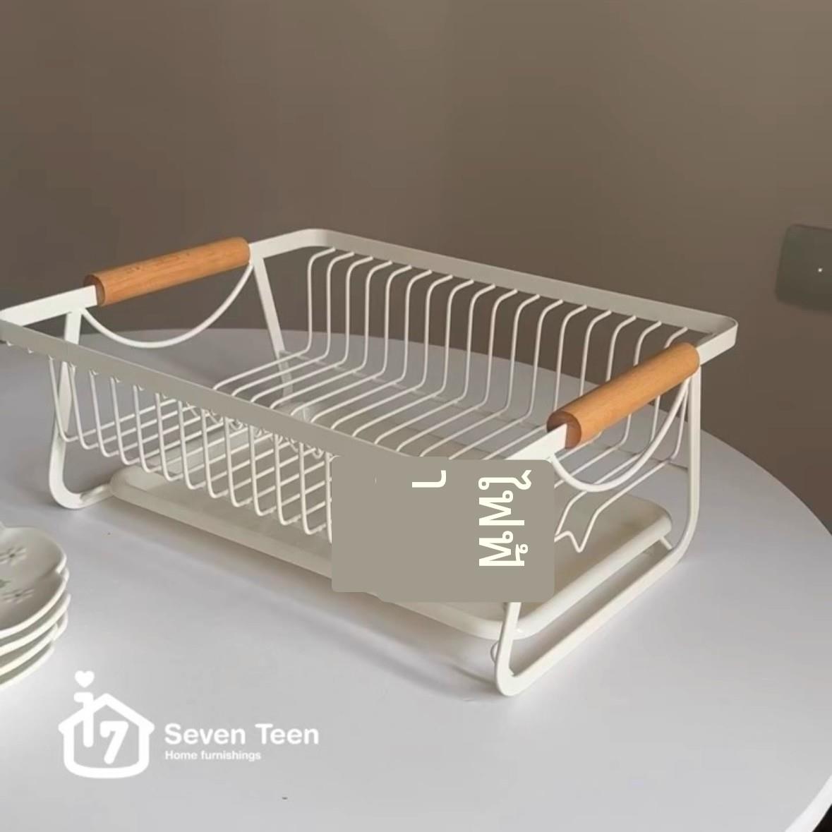 厨房沥水架碗碟架餐具置物架子多功能碗柜台面铁艺厨具水杯收纳筐