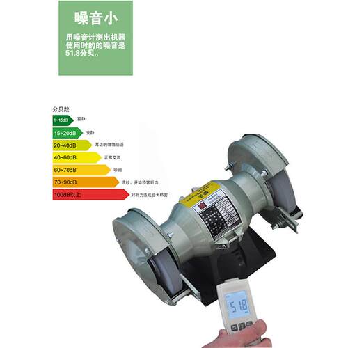 台能式砂轮机MQD3215S电动磨刀机抛机家用多功6寸台式MQ1D光325-S
