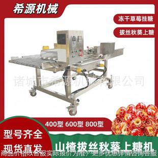 全自动高产量裹糖稀机 山楂球冰糖葫芦专用挂糖机 冷冻薯条浸糖机