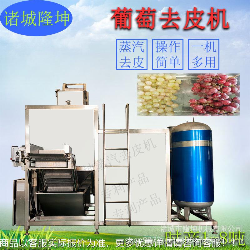 全自RQY动不锈钢 土豆削皮机多功能果去蔬皮备设 大枣苹果蒸汽去