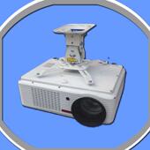 隐藏式 固定架 家装 投影机固定架 投影机吸顶吊架 小吊架超薄12cm