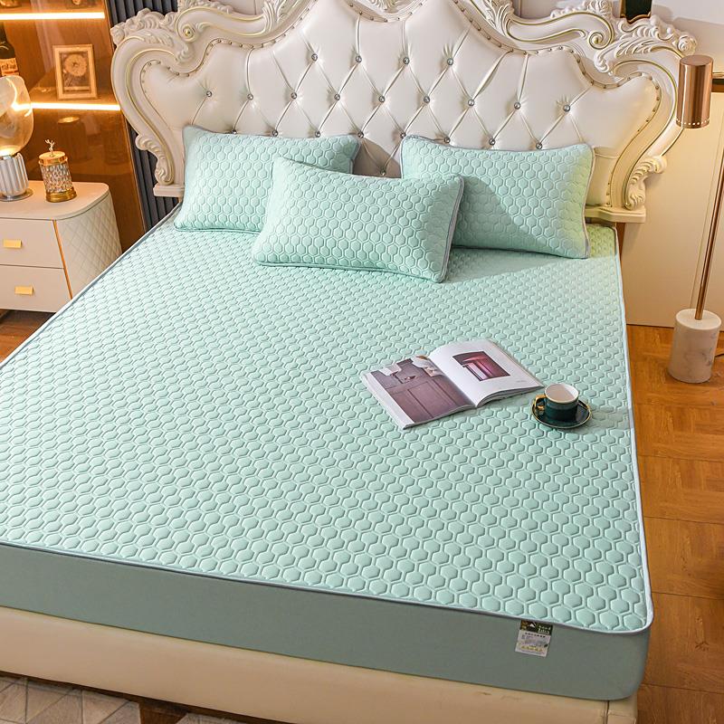 定制乳胶凉席三件套床笠款防滑可水洗机洗卡通床单冰丝席子夏季