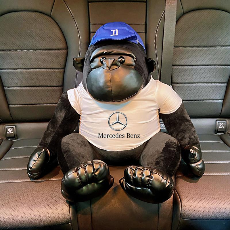 汽车竹炭包公仔车用活性炭去除异味汽车抱枕车载创意个性车标摆件