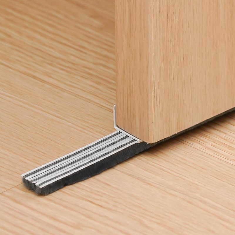 L型门缝密封条可裁剪防漏风w挡风毛条吸音棉条超静音门底缝隙挡板