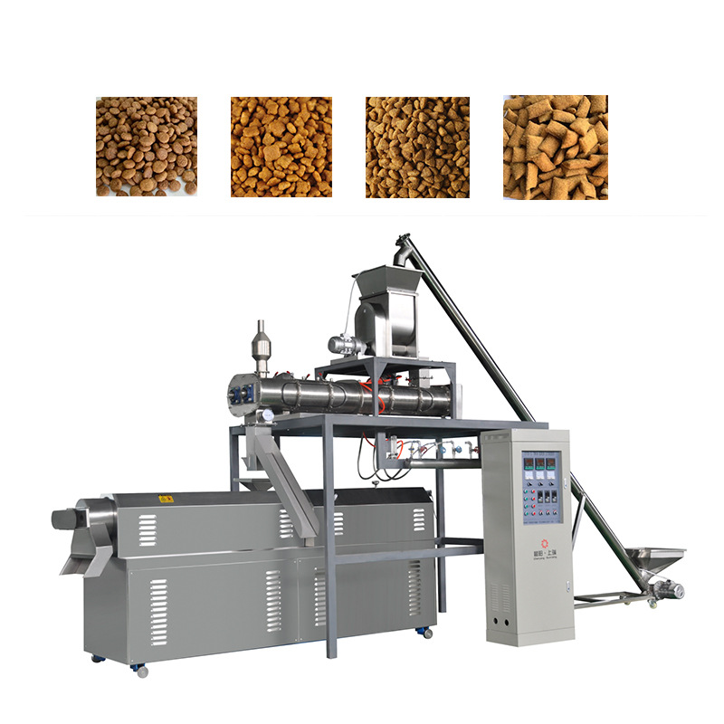 时产500公斤宠物鸟粮兔粮生产线加工设备 一机多用  PLC控制系统