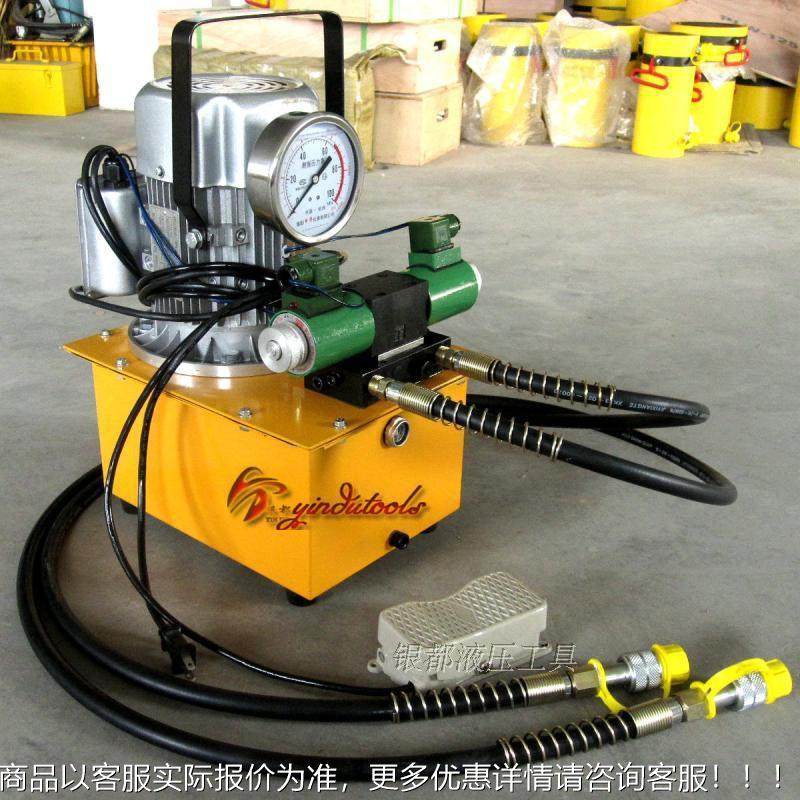 双回路压电泵动泵 0.75kw/7油压机双电向大功率液高压油 双作用磁