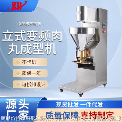 厂家直供立式变频肉丸成型机商用饭堂立式不锈钢全自动肉丸成型机