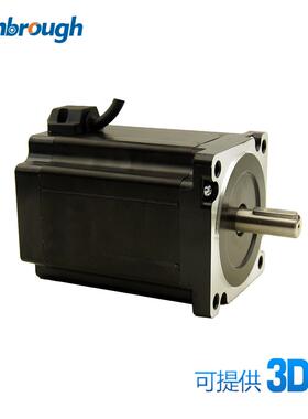 二相86单轴步进电机力矩8.5NM电流6A轴径14四线机身长118MM