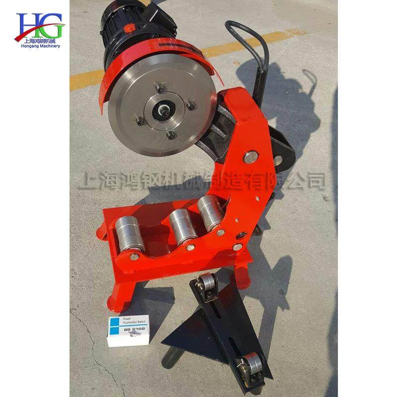 液压钢管镀锌管切管机 电动消防螺旋管切割机 建筑施工割管机