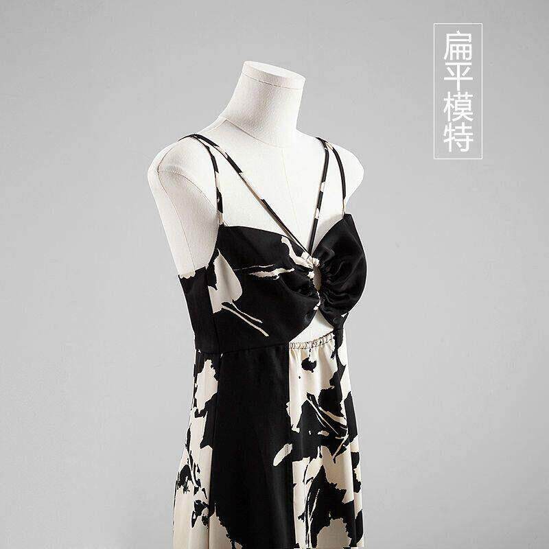 服装店瘦版韩版扁身体平胸模特道具女展示架半身衣服假人模特身子