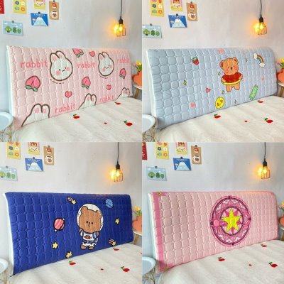 新款防撞夹棉床头罩全包床头防尘罩加厚皮木床头靠背软包床头套子,居家布艺,床头罩,淘宝优惠券,粉丝福利购,淘宝优惠卷