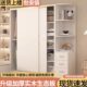 实木衣柜家用卧室简约落地推拉门衣橱经济型出租房实木衣柜小户型