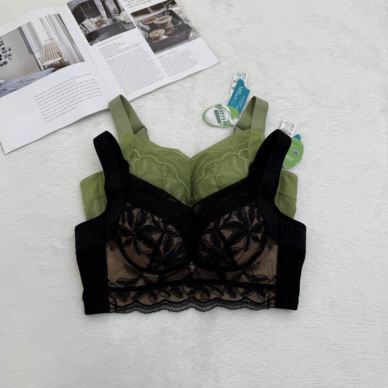 名柔文胸厚杯中厚聚拢小胸显大无钢圈内衣侧收副乳调整型胸罩2319