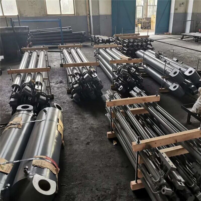 液压油缸双向液压缸随车吊双耳式支腿油缸法兰式工程重型