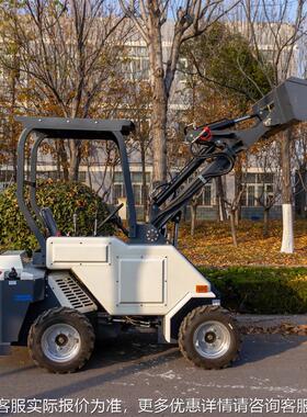 r外贸出口用轮胎式Small lode 26248家果园运输小铲车 伸缩a臂滑