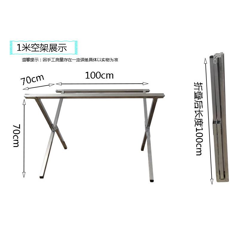 地摊架子摆货架夜市摆摊架便携折叠货架可伸缩服装展示架摆摊工具