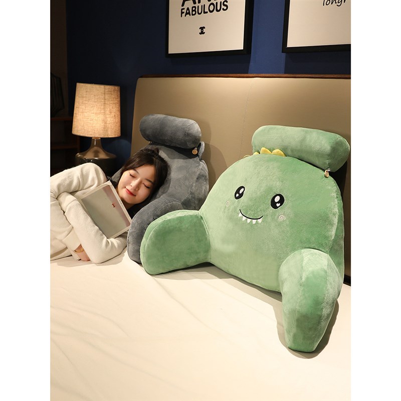 床头软包大靠背沙发靠宿舍床x上看书床靠枕头护腰靠枕榻榻米抱枕