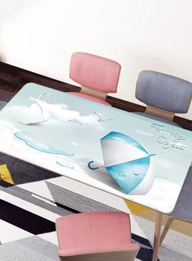 胶垫欧式长方形防水隔热桌桌布玻璃防防垫油软烫Qpvc免洗塑料桌布