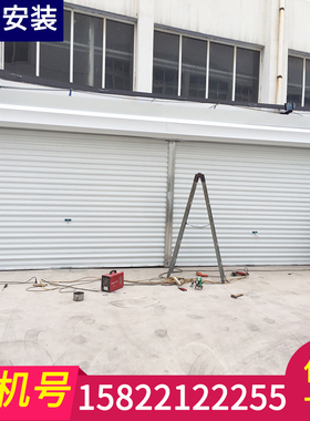 天津卷帘门 定做铝卷门 卷铁门 抗风卷帘门 家用铝合金车库门安装