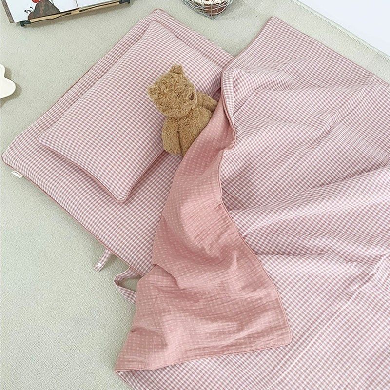 幼儿园被子褥子三件套全棉 儿童专用床垫夏季 可定做午睡床垫定制