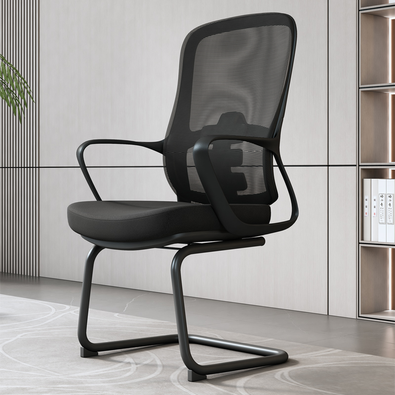 办公椅办公室会议椅弓形职员椅麻将椅子家用久坐舒适电脑椅学习椅