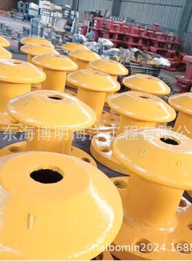 龙岩市停船350KN方底系船柱三明市靠船450KN磨菇头柱铸铁柱船用