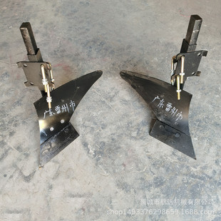 开沟起垄犁头 可安在旋耕机后边的扶垄犁铧 加重型的打埂犁