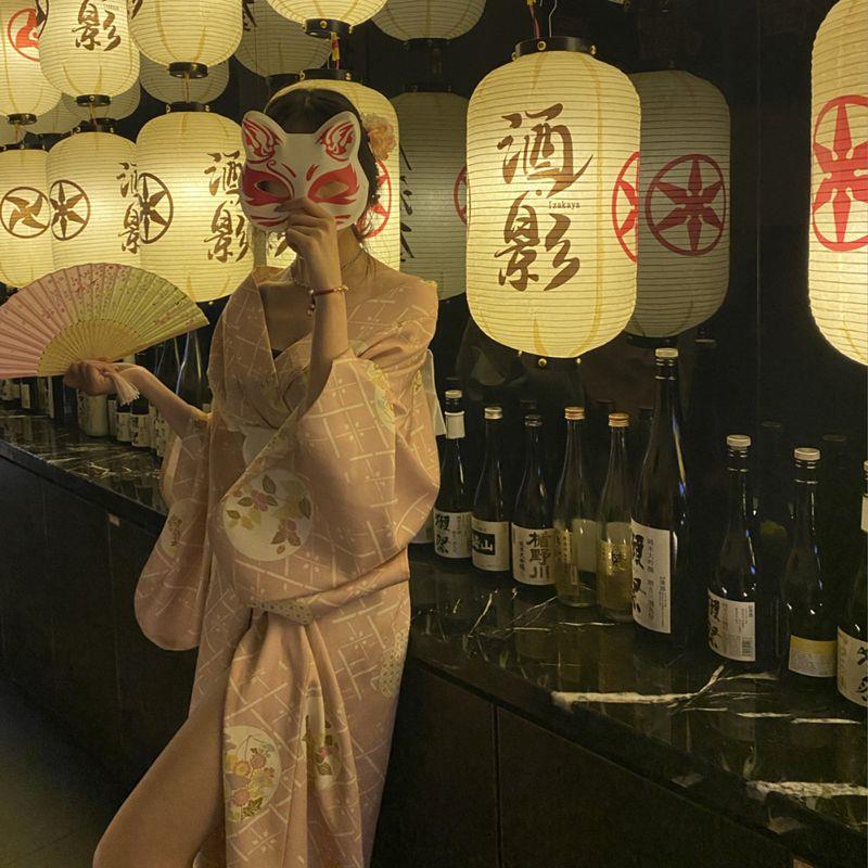 神明少女和服套装日式拍照服装女日系艺术照孕妇写真衣服浴衣和风