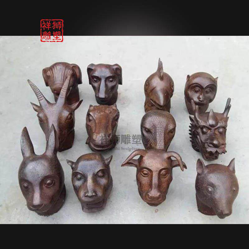 圆明园十二生肖12兽首铜全套鼠牛虎兔龙蛇马羊猴鸡狗猪摆件工艺品